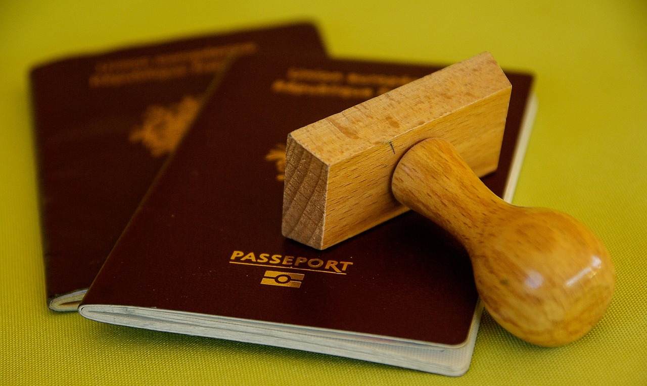 timbro passaporto