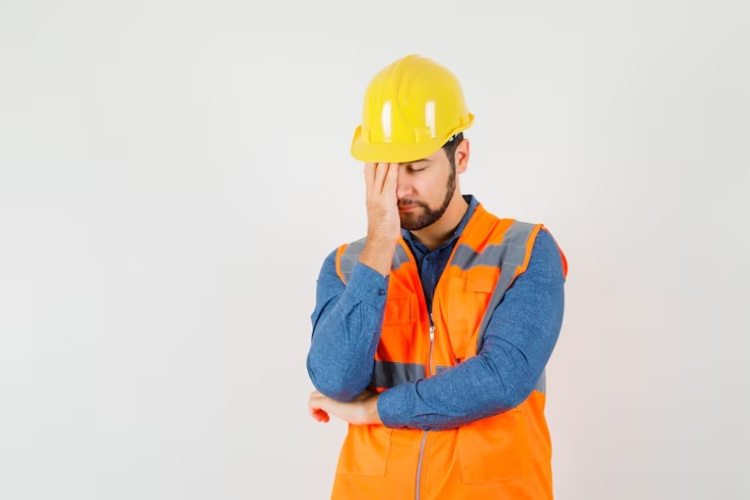 Lavoratore stanco
